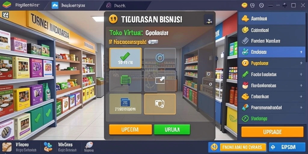 Tampilan antarmuka yang menarik dan informatif.