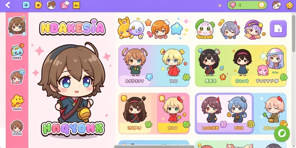 Tampilan layar utama dengan pilihan slot yang menarik.